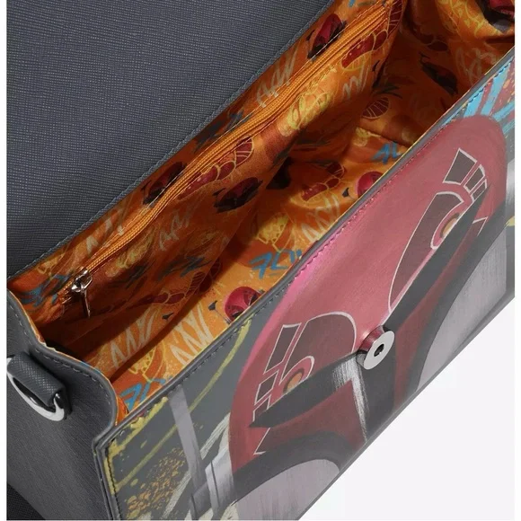 Used Once! Loungefly Star Wars Sabine Spray Paint Handbag - BoxLunch Exclusive - Picture 4 of 10